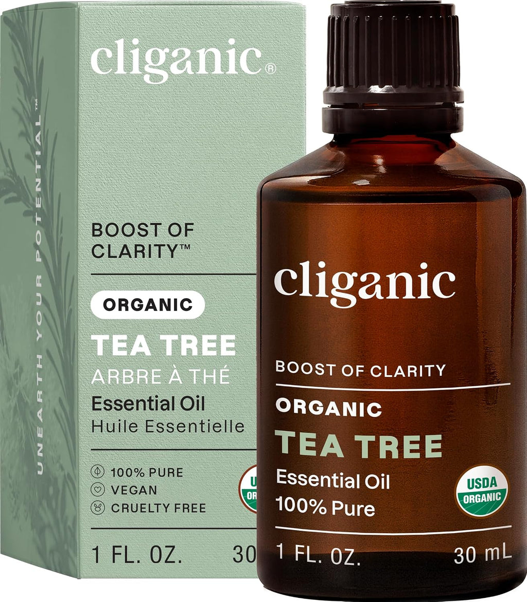 Cliganic Organic Lavender Essential Oil - 100% Pure Natural Undiluted, for Aromatherapy Diffuser | Non-GMO Verified