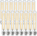 Tubular Light Bulb 7.3 Inch Dimmable T10 LED Bulb E26 6W 60 Watts