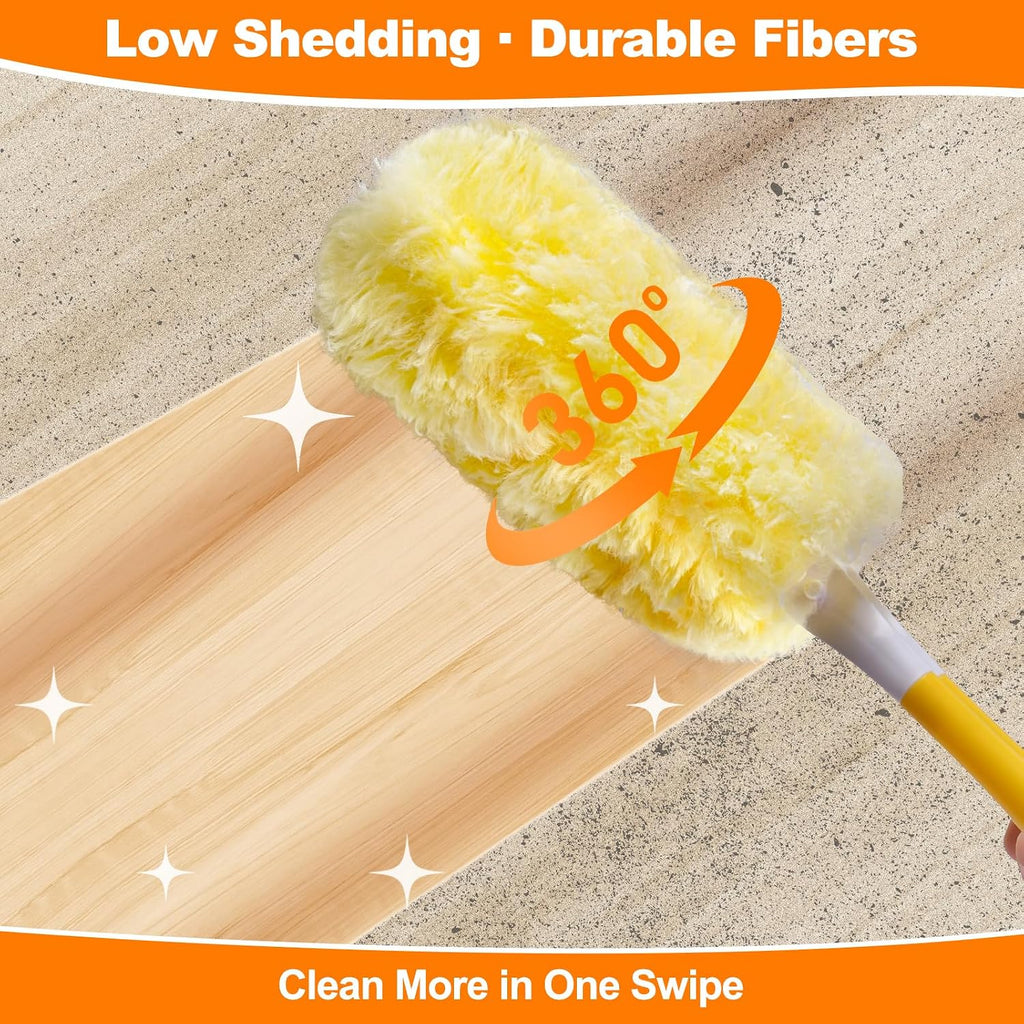 50 Count Heavy Duty Duster Refills Compatible with Swiffer Dusters