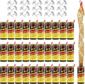 30 Rolls Fly Strips Traps for Home, Sticky Strips, Fly Paper Tape Catcher Ribbon for Gnat Fungus Fruit Flies