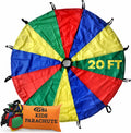 GSi Kids Rainbow Parachute 6 ft to 35 ft for School & Gym Class