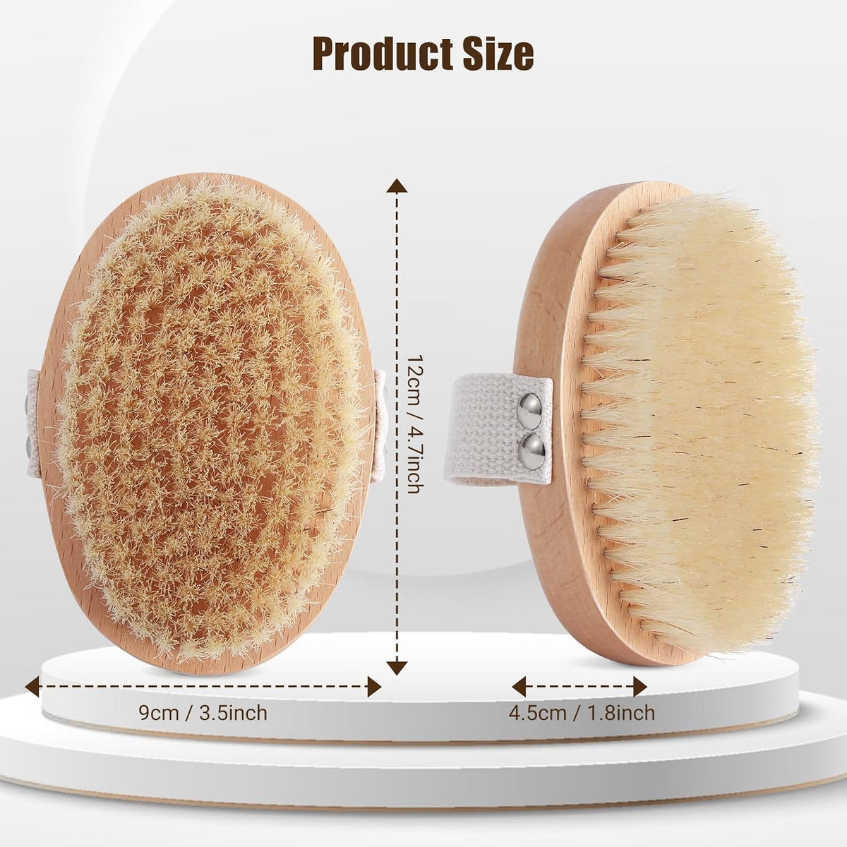 Soft Boar Bristle Pet Palm Brush for Short Haired Dogs and Cats with Band, Reduce Shedding, Ergonomic Dog Brush, Easy to Hold and Reduces Stress On Your Wrist | Ideal for Daily Grooming