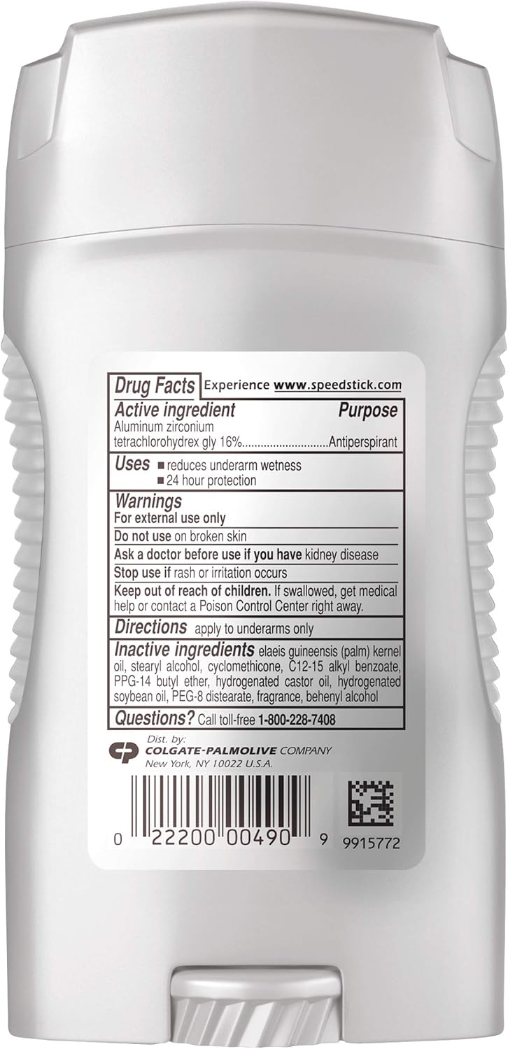 Speed Stick Power Antiperspirant Deodorant for Men, Multi, fresh, 3 Ounce
