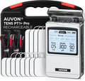 AUVON Rechargeable Digital TENS Unit Muscle Stimulator, Customizable 8-Mode