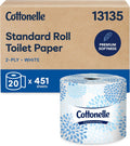 Cottonelle Professional Standard Roll Toilet Paper, Bulk, 20 Rolls (13135)