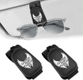 Teraves 2 Pack Sunglass Holder for Car Visor, Magnetic, Easy to Hold