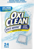 OxiClean White Revive Laundry Whitener & Stain Remover Power Paks, 24 Count