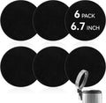 6 Pack 6.7 Inch Charcoal Filter for Kitchen Compost Bin Countertop Bucket