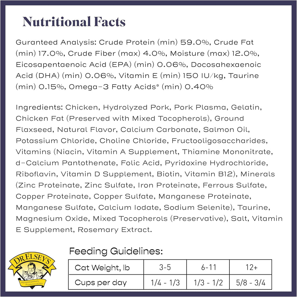 Dr. Elsey's cleanprotein Chicken Cat Kibble 2 lb. Bag