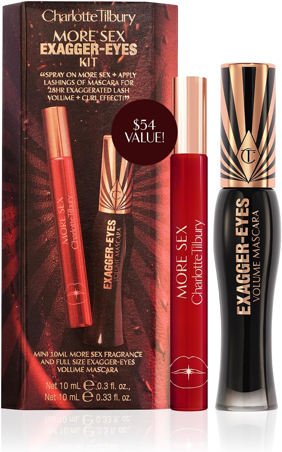 Charlotte Tilbury Instant Volume and Length, No Clump Mascara with 28 Hour Smudge Proof & Flake Proof Wear – All Day Wear Formula