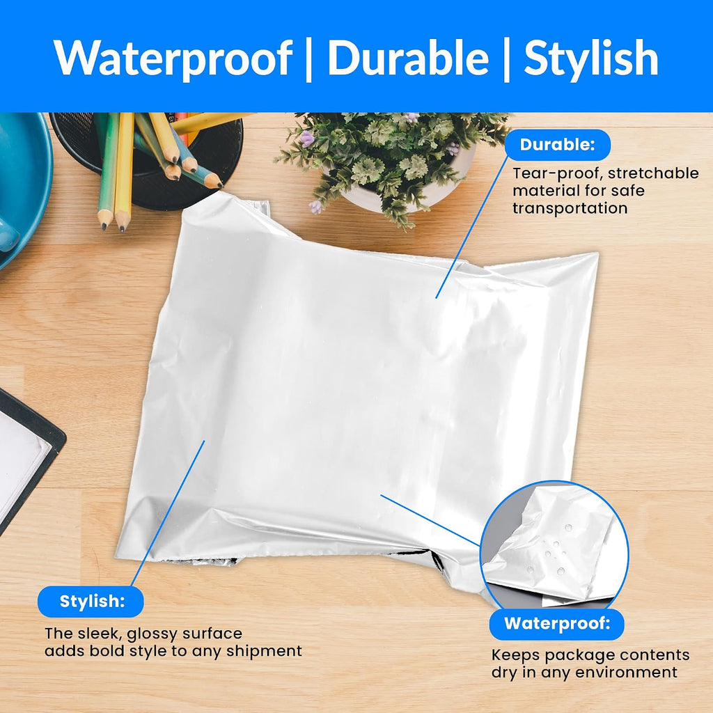 Reli. (125 Pcs) Poly Mailers 19x24", White | Self Sealing