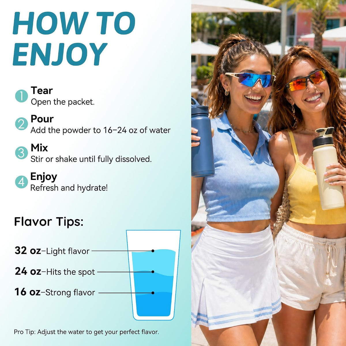 20Sticks Sugar Free Electrolyte Powder Packets 8 Flavors Liquid Daily IV Hydration Drink Mix with Minerals & Vitamins – High Sodium, Zero Sugar Electrolytes Formula for Fast Rehydration