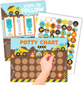 10 Potty Training Chart for Toddler Boys Sticker Reward Chart for Kids