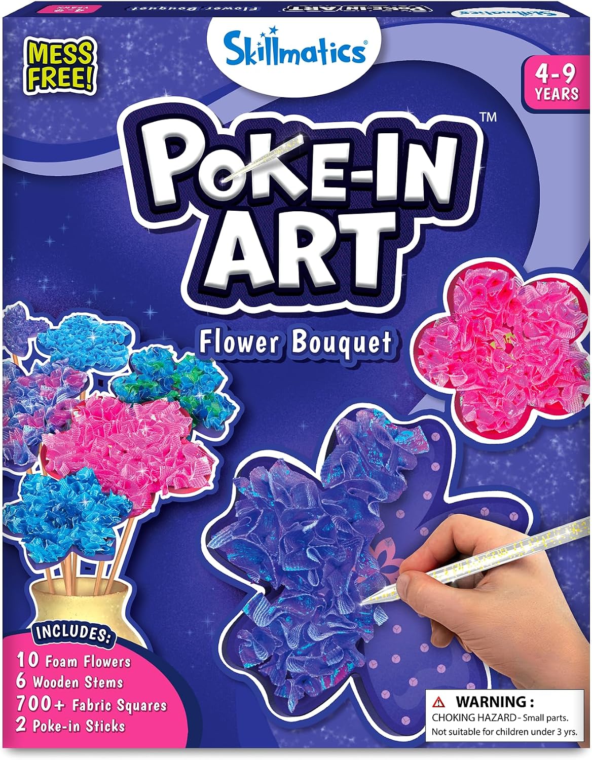 Skillmatics Poke-in Art – Disney Princesses, Wood Craft Kit, Gift for Kids