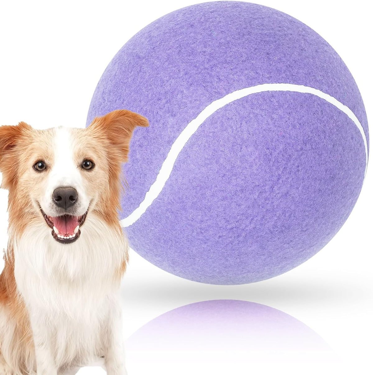 Banfeng Dog Tennis Ball, 9.5" Giant Sport Gift Toy Herding Ball for Dogs