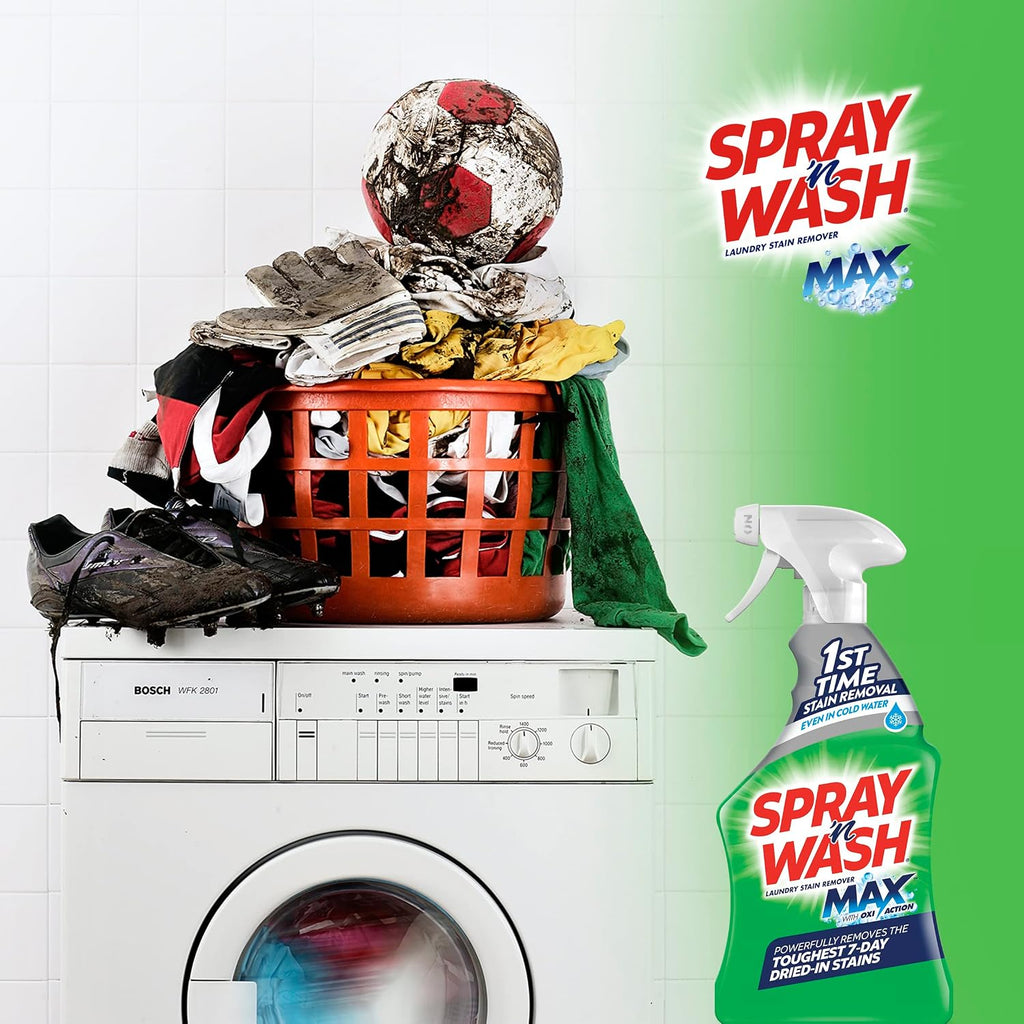 Spray 'n Wash Max Laundry Stain Remover Spray for Clothes, 16oz