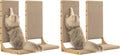 Zakkart 2-Pack L-Shaped Cat Scratching Board, Cardboard, 25.6" Tall (L)