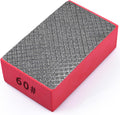 4pcs Diamond Hand Polishing Pads for Ceramic Tile Glass Grinding,Sanding Blocks Polishing 60#,100#,200#,400#