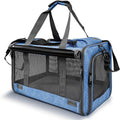 GAPZER Pet Carrier for Large Cats up to 20lbs Soft-Sided Privacy Protection