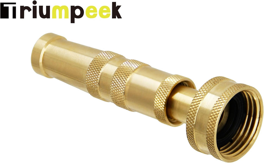 Triumpeek Solid Brass Hose Nozzle, 2 Packs