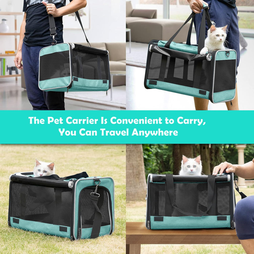 GAPZER Small Dog Carrier Yorkshire Puppy Softshell Chihuahua Transport Cage