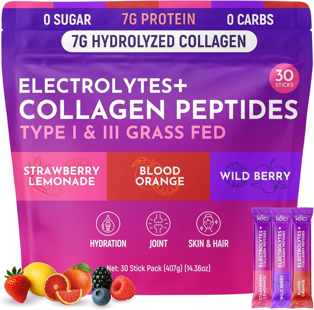Original Electrolytes Powder Packets - Sugar Free Electrolytes - 30 Sticks