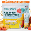 TrueSeaMoss Electrolytes Powder Concentrate Packets – 16 Stickpacks – Hydration Powder with Sea Moss and Potassium – No Sugar Drinks – Variety Pack