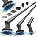 HOTO Cordless Electric Spin Scrubber, 6 Brush Heads, for Bathroom, Tile