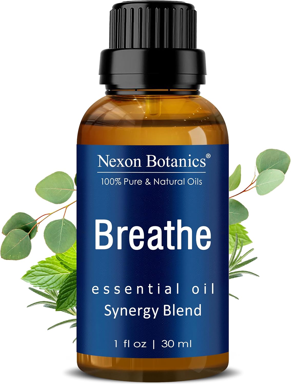 Breathe Essential Oil Blend 30 ml - Eucalyptus, Menthol for Humidifiers