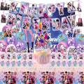 50 Pcs For K Pop Demon Hunters Party Supplies, Birthday Decorations Set