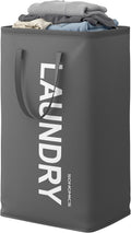 SONGMICS Laundry Hamper, 80L Foldable Basket, 2 Pack, Water-Repellent