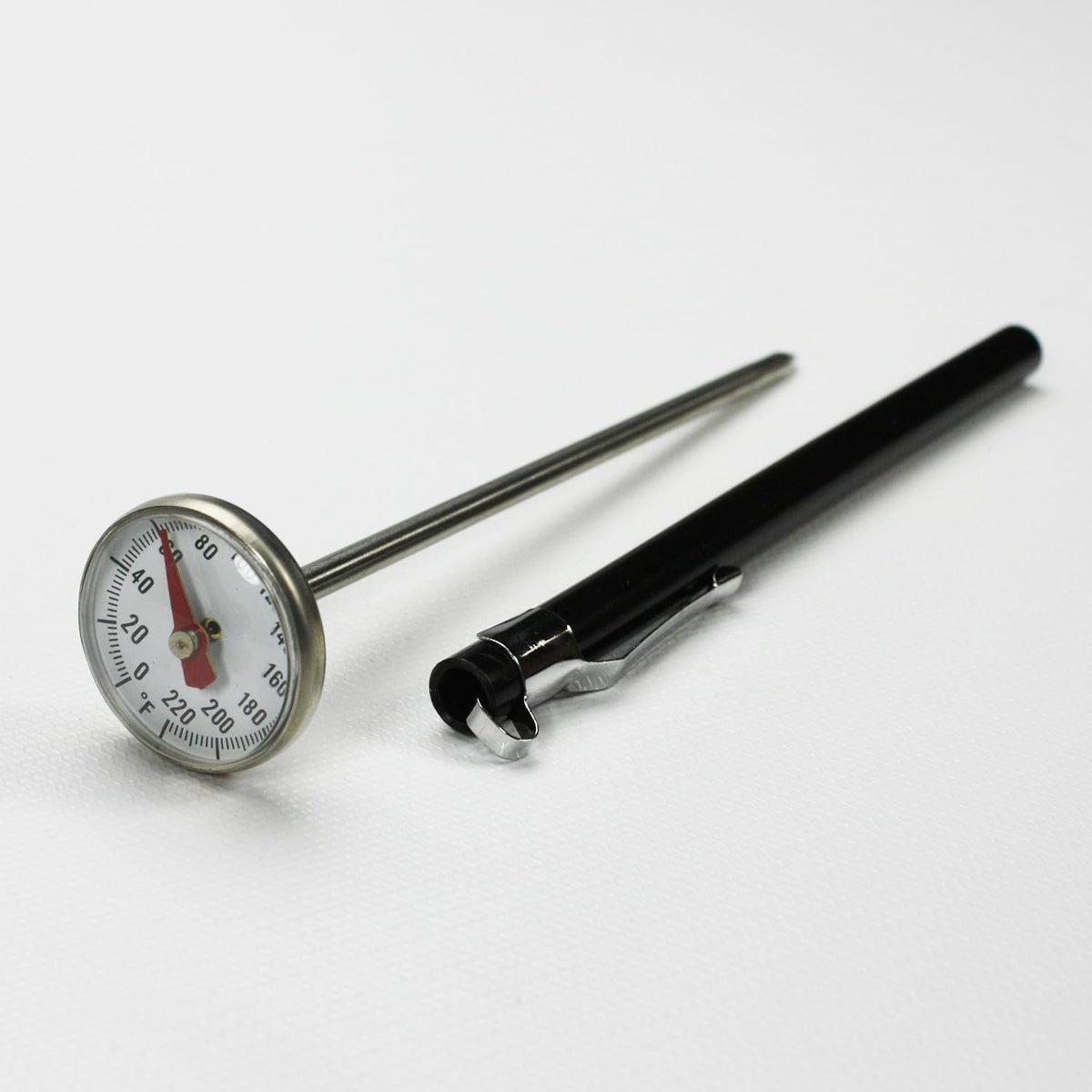 Supco ST02 Stainless Steel HVAC/R Pocket Dial Thermometer, 0 to 220F