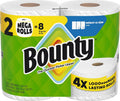 Bounty Select-A-Size Paper Towels, White, 8 Triple Rolls = 24 Regular Roll