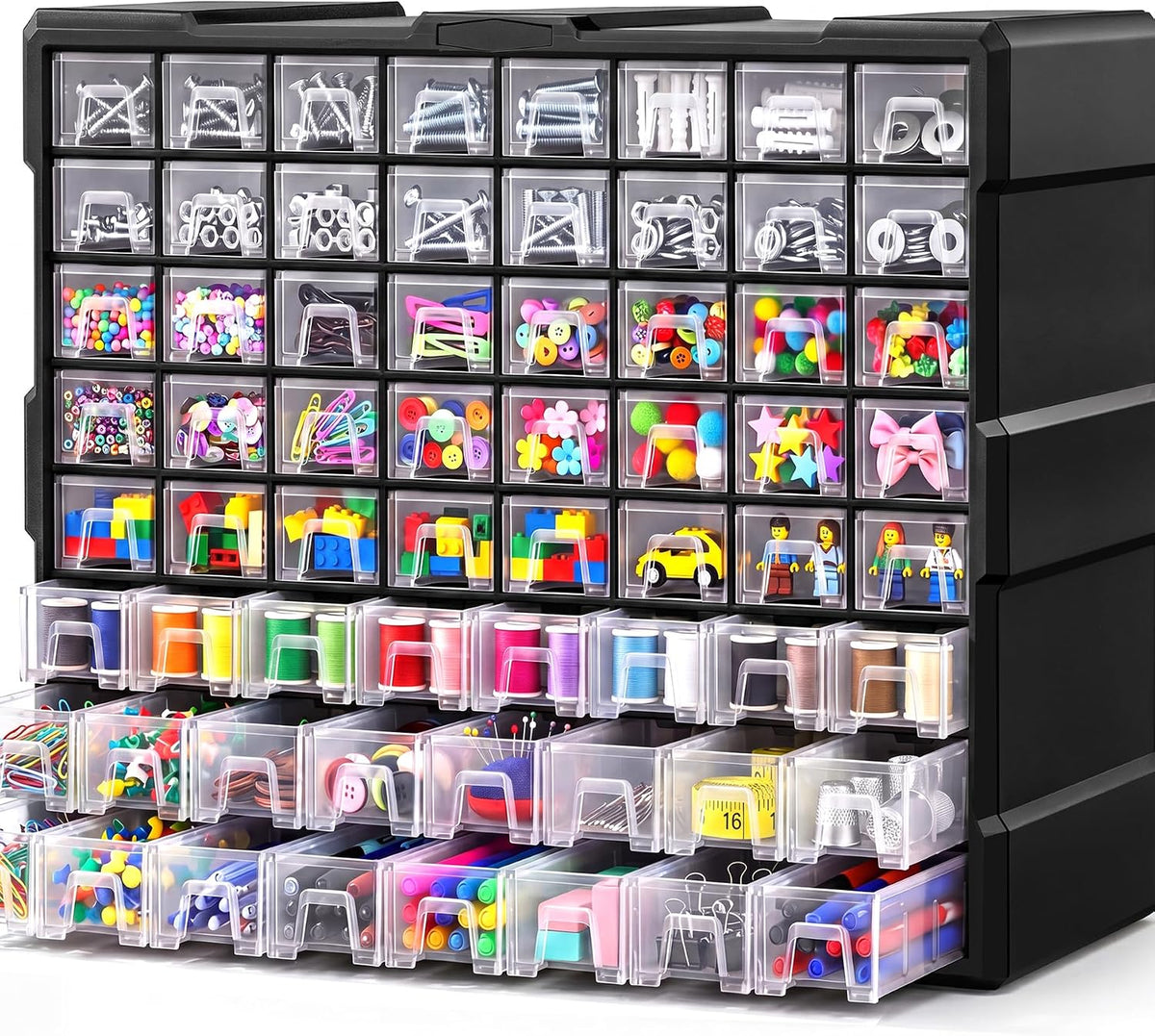 Drawer Organizer Craft Organizers and Storage with Dividers Labels Thicker