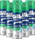 Gillette Series 3X Action Shave Gel, Sensitive Twin Pack, 7 Oz (Pack of 2)