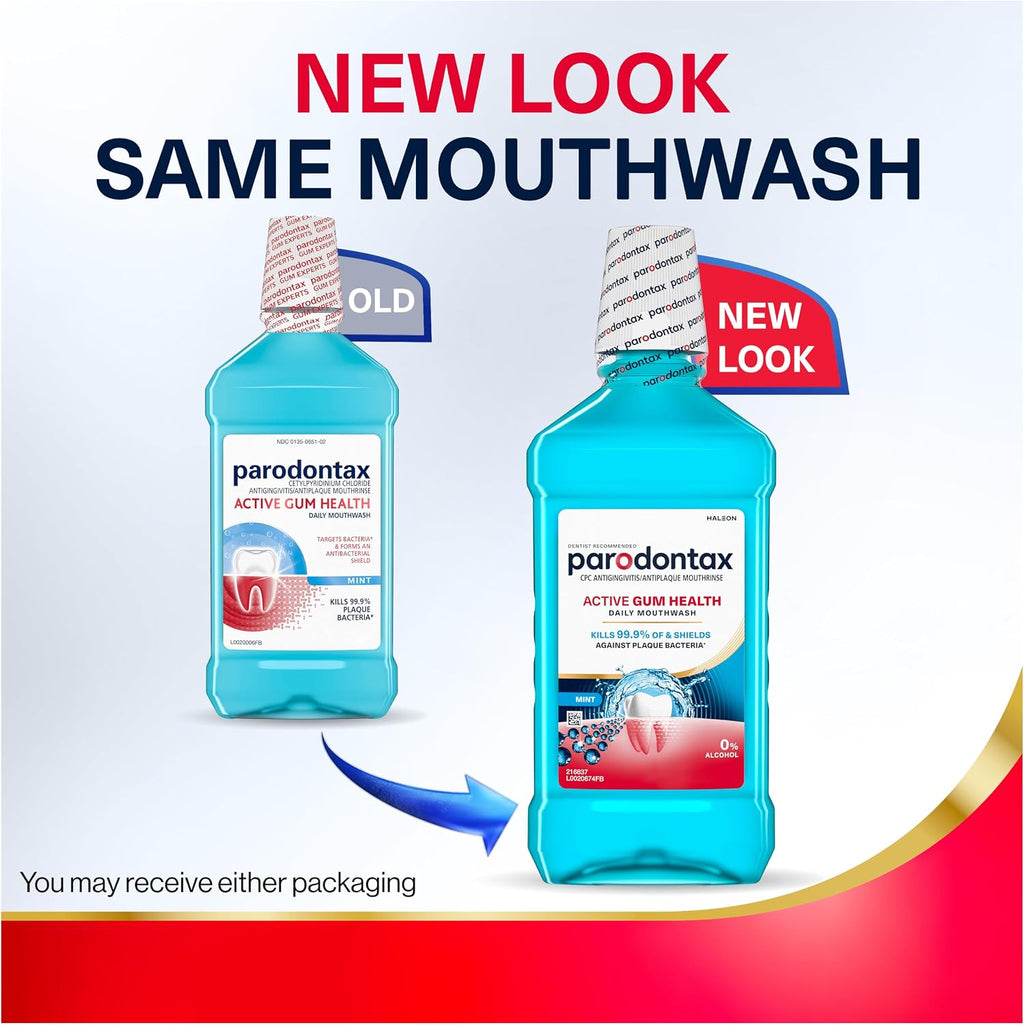 Parodontax Active Gum Health Mouthwash, 3x16.9 Fl Oz