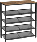 VASAGLE 5-Tier Shoe Rack, Adjustable, Freestanding