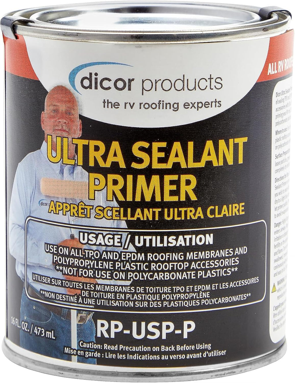 Dicor 610SASLW-1 Self-Leveling Ultra Sealant System - 10.1 Oz, White, High Performance, Non-Yellowing, Fast Curing, Durable, Highly Compatible, UV Stabilized