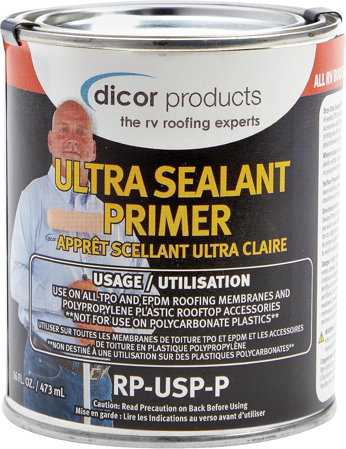 Dicor 610SASLW-1 Self-Leveling Ultra Sealant System - 10.1 Oz, White, High Performance, Non-Yellowing, Fast Curing, Durable, Highly Compatible, UV Stabilized