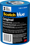 ScotchBlue Original Multi-Surface Painter's Tape 2 Inch Wide, 3 Rolls
