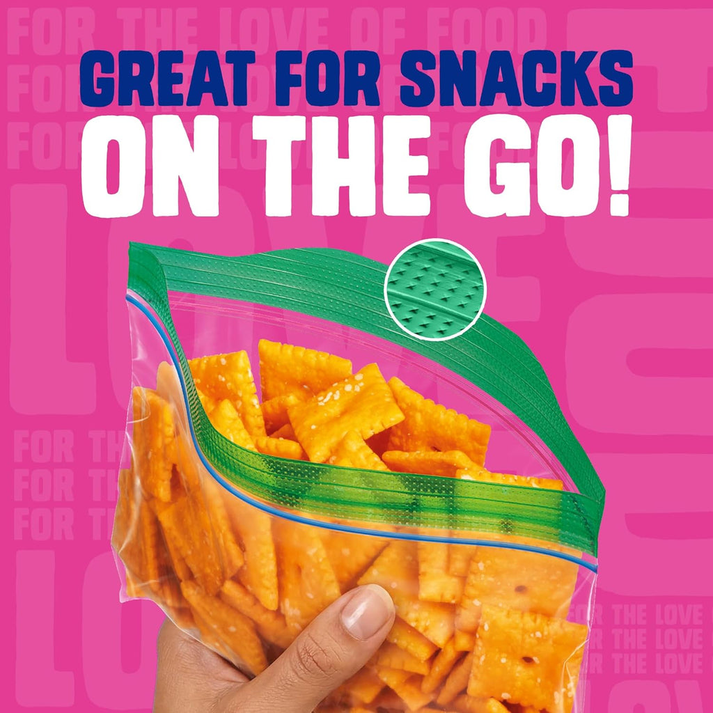 Ziploc Snack Bags, Food Storage, Easy Open & Close, 280 Count