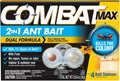Combat Max 2in1 Ant Bait Station, Indoor & Outdoor Use, 4 Count