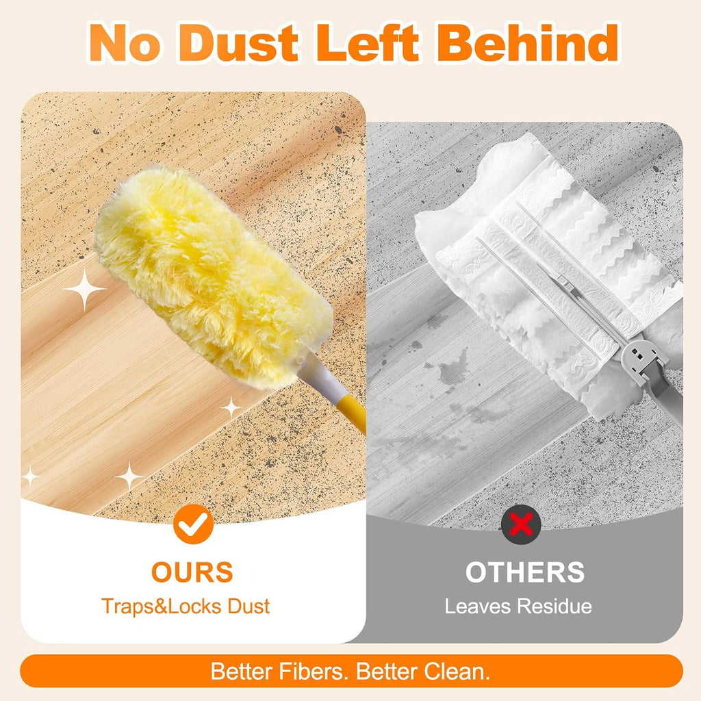 50 Count Heavy Duty Duster Refills Compatible with Swiffer Dusters