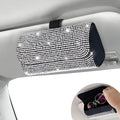 Accmor Sunglasses Holder for Car Sun Visor, Auto Eyeglasses Protective Storage Case, Vehicle Visor Accessories Organizer Box