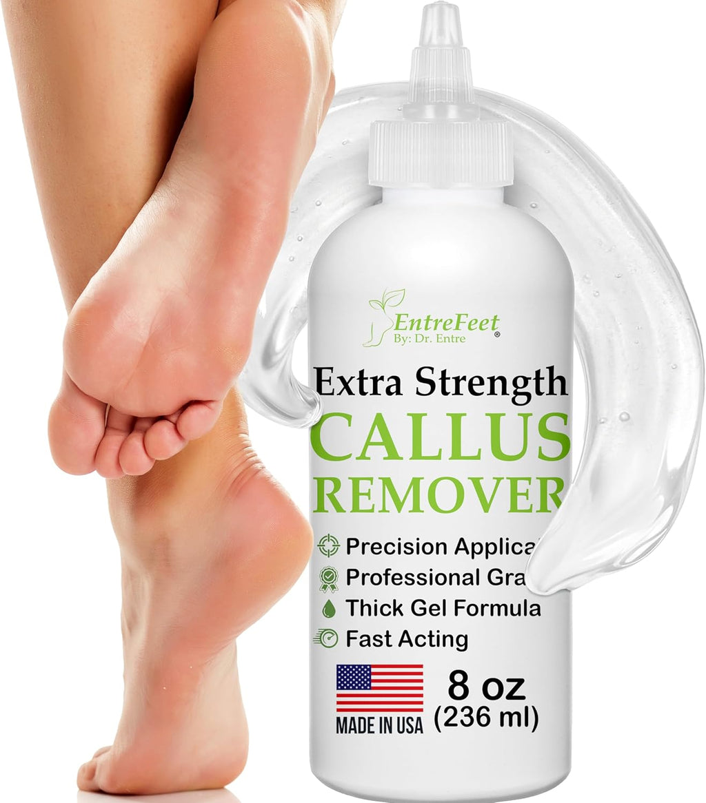Callus Remover for Feet (Extra Strength 8 oz) Foot Callus Remover Gel