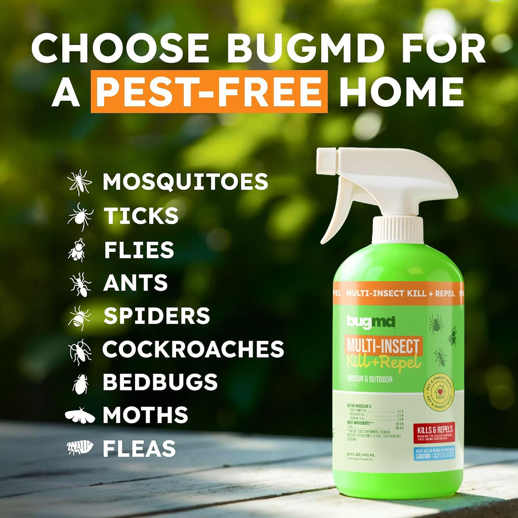BugMD Pet Safe Multi-Insect Killer and Repellent Spray