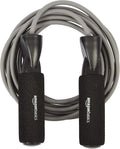 Amazon Basics Jump Rope for Exercise, Cardio and Home Workout, Length Adjustable, 118 Inches