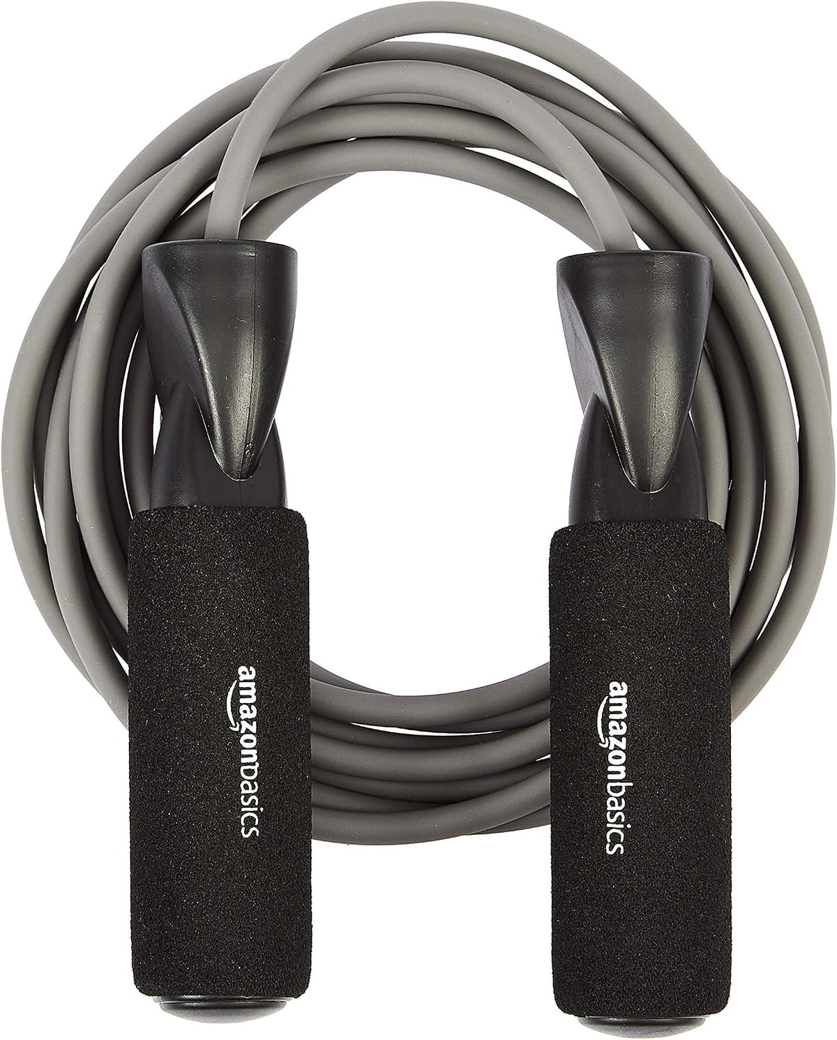 Amazon Basics Jump Rope for Exercise, Cardio and Home Workout, Length Adjustable, 118 Inches