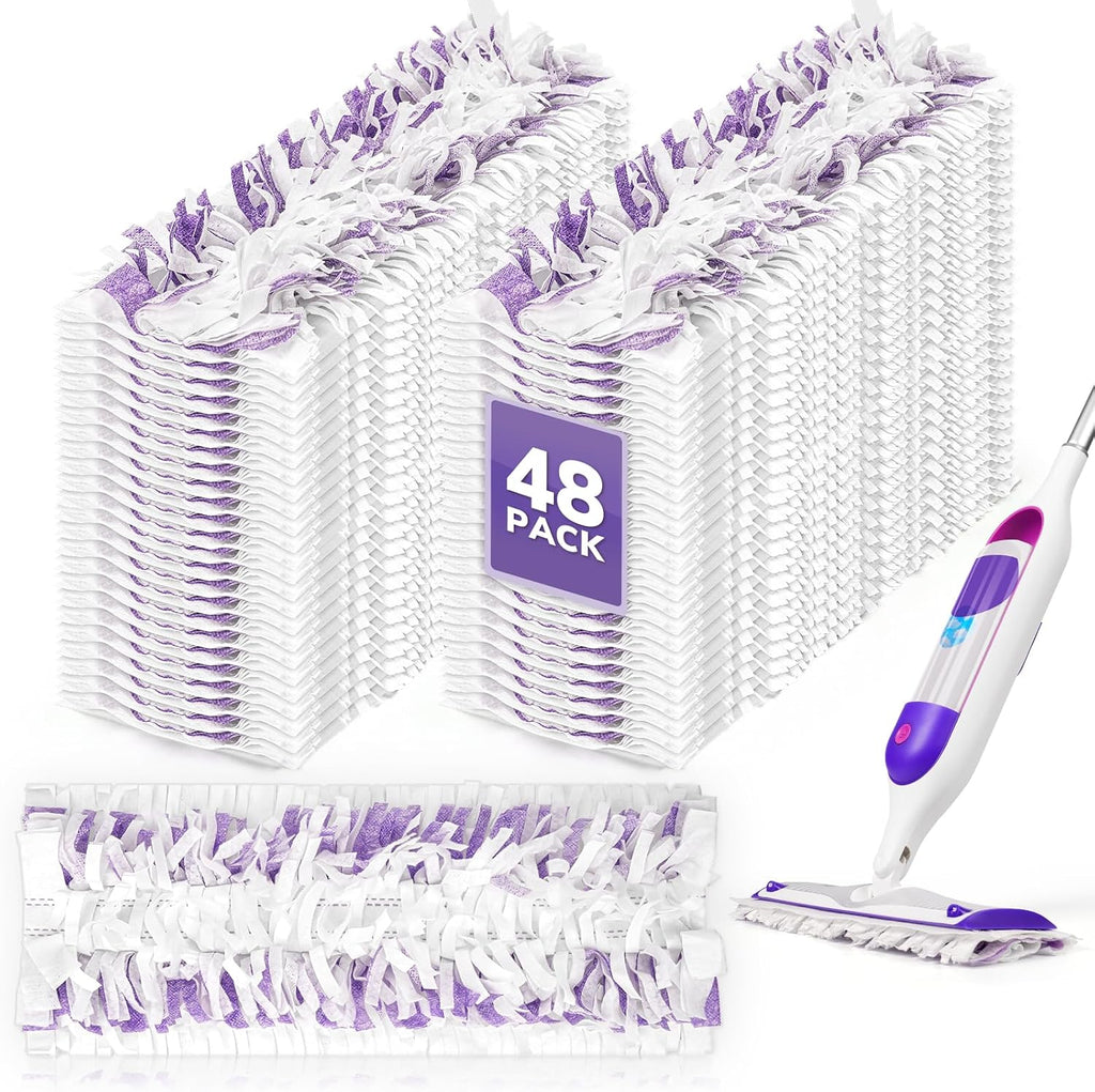 AIR U+ 24 Pack Disposable Power Mop Pads Refills for Swiffer Power Mop