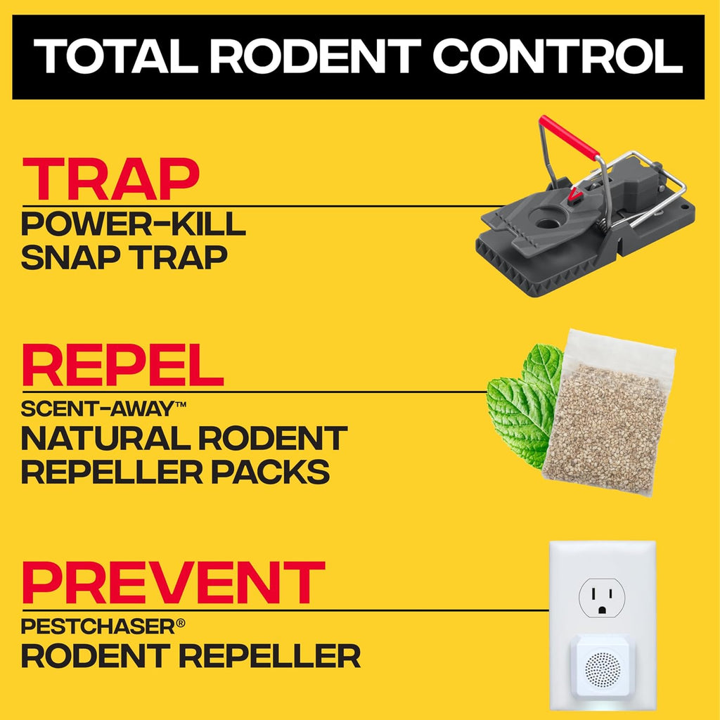 Victor Power-Kill Mouse Traps, 6-Pack Humane Snap Traps